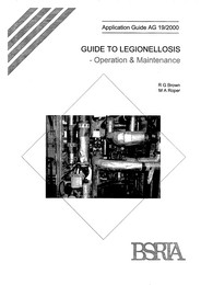Guide to legionellosis - operation and maintenance (Withdrawn)