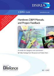 Handover, O and M manuals and project feedback