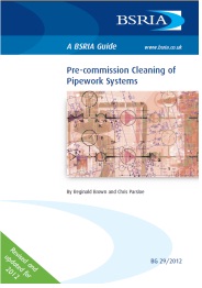 Pre-commission cleaning of pipework systems