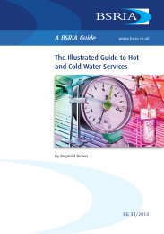 Illustrated guide to hot and cold water services