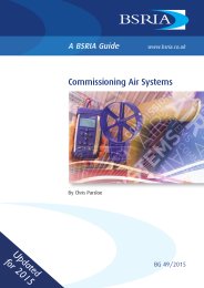 Commissioning air systems