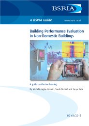 Building performance evaluation in non-domestic buildings: a guide to effective learning