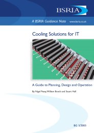 Cooling solutions for IT: a guide to planning, design and operation (includes amendment February 2017)