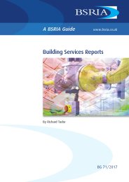 Building services reports