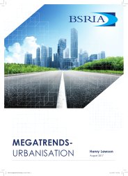 Megatrends - urbanisation