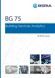 Building services analytics