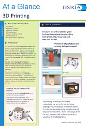 At a glance - 3D printing