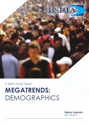 Megatrends: demographics