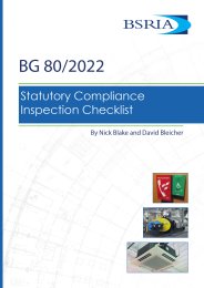 Statutory compliance inspection checklist (Awaiting copyright clearance for latest edition)