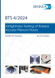 Airtightness testing of raised access plenum floors