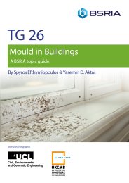 Mould in buildings - a BSRIA topic guide