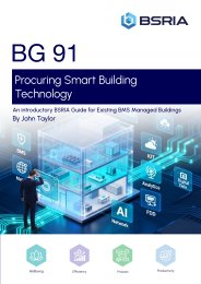 Procuring smart building technology. An introductory BSRIA guide for existing BMS managed buildings
