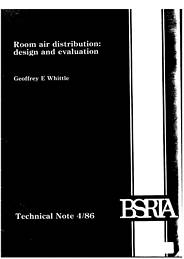 Room air distribution: design and evaluation