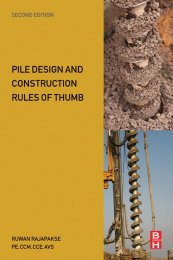 Pile design and construction rules of thumb. 2nd edition