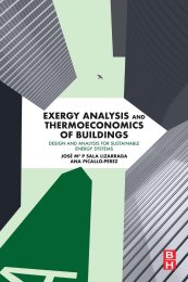 Exergy analysis and thermoeconomics of buildings - design and analysis for sustainable energy systems