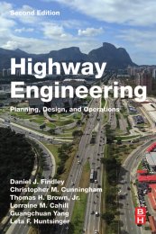 Highway engineering - planning, design and operations