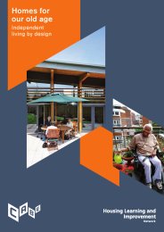 Housing for our old age - independent living by design