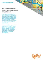 Thames Gateway design pact: making new things happen. Consultation draft