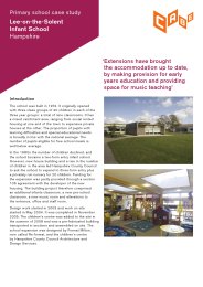 Primary school case study: Lee-on-the-Solent Infant School - Hampshire