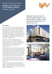 Primary school case study: St Mary and St Pancras C of E Primary School - Camden, London