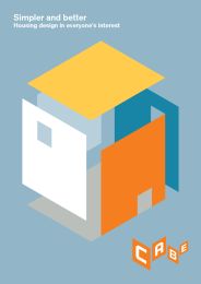 Simpler and better - housing design in everyone's interest
