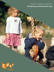 Public space lessons - designing and planning for play