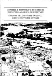 Register of landscapes of special historic interest in Wales
