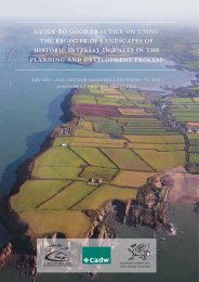 Guide to good practice on using the register of landscapes of historic interest in Wales in the planning and development process