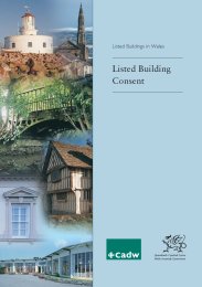 Listed buildings in Wales - listed buildings consent