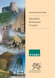Ancient monuments in Wales - scheduled monument consent