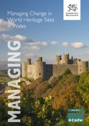 Managing change in world heritage sites in Wales