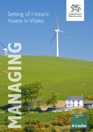 Setting of historic assets in Wales