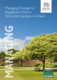 Managing change to registered historic parks and gardens in Wales