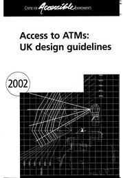 Access to ATMs: UK design guidelines 2002