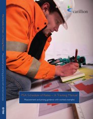 PSA schedule of rates – a training manual. Measurement and pricing guidance with worked examples