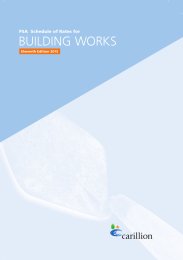 PSA Schedule of rates for building works. 11th edition