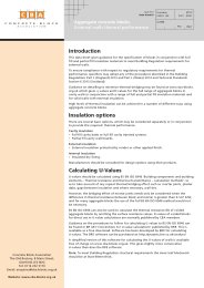 Aggregate concrete blocks: external walls thermal performance