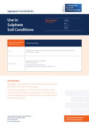 Aggregate concrete blocks: use in sulphate soil conditions
