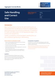 Aggregate concrete blocks: safe handling and correct use