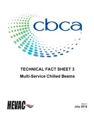 Multi-service chilled beams