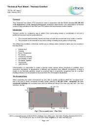 Thermal comfort