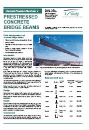 Prestressed concrete bridge beams - The Construction Information Service