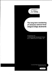 Long term monitoring of stresses behind three integral bridge abutments