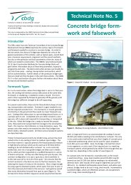 Concrete bridge form-work and falsework