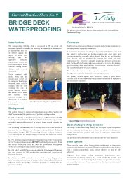 Bridge deck waterproofing