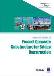 Precast concrete substructure for bridge construction
