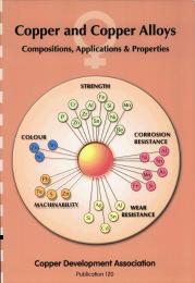 Copper and copper alloys - compositions, applications and properties