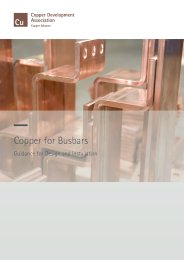 Copper for busbars. Guidance for design and installation