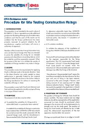 procedure for site testing construction fixings 2023