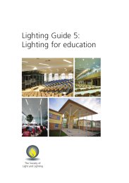 Lighting for education